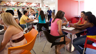 Students sitting