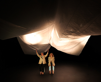 Dr Renée Newman and Ella Hetherington are Co-Creators and Performers in Catastrophes.