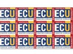 ECU stickers 75x55mm - $1.25 per sheet