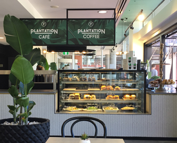 Plantation cafe food counter
