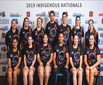 team photo of students participating in the Indigenous Nationals