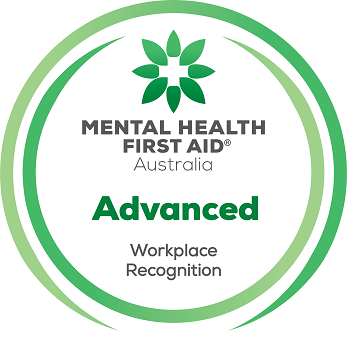 Mental Health First Aid Advanced Workplace Recognition Badge