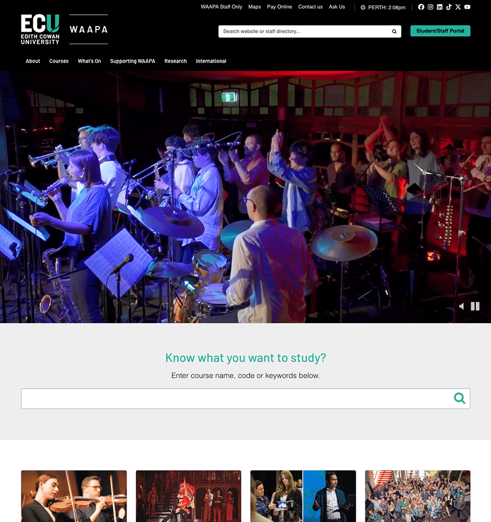 WAAPA - Web experience theme example