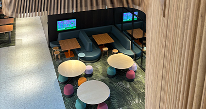 Shared working spaces on ECU City Campus