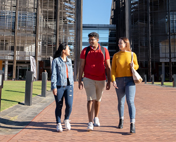 Students on Joondalup campus