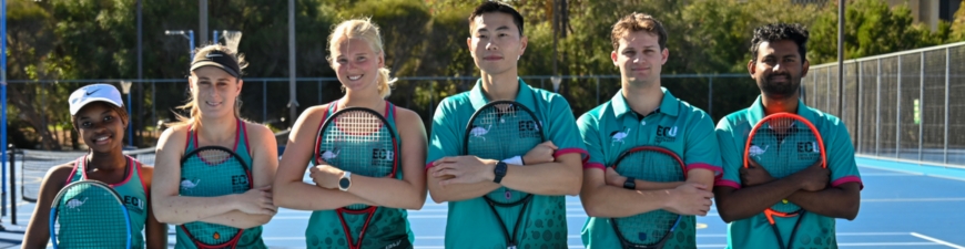 group of students at a sports club